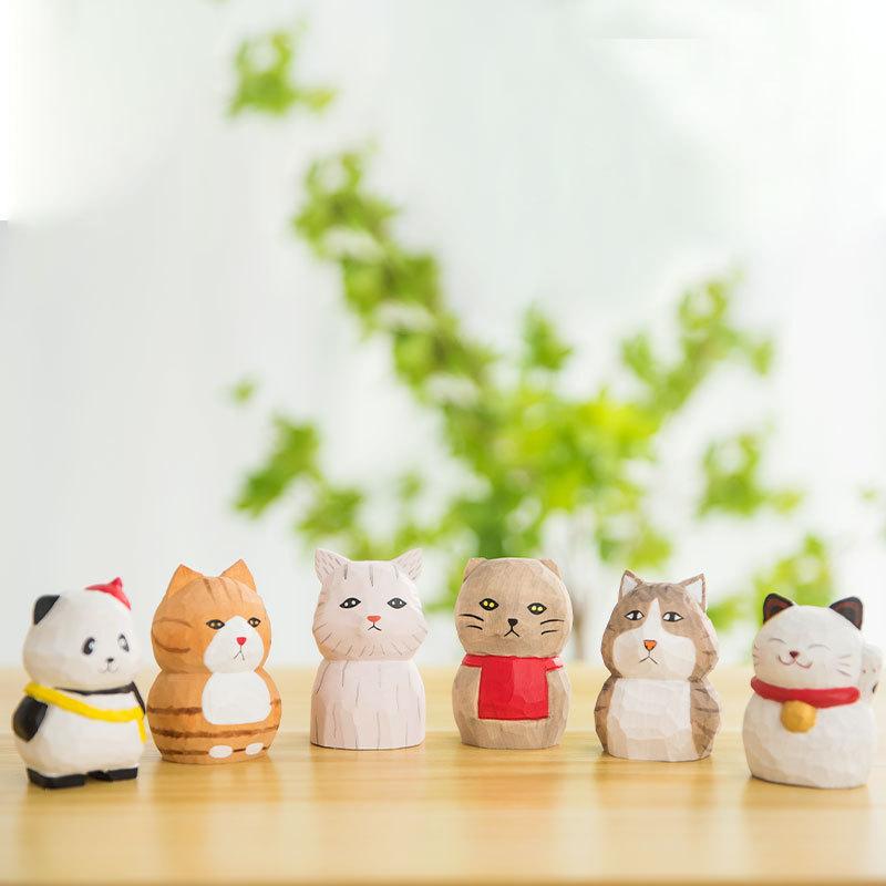 Wooden Animal Decor Diy Craft Kit With Unique Figurines For Home And Childrens Rooms