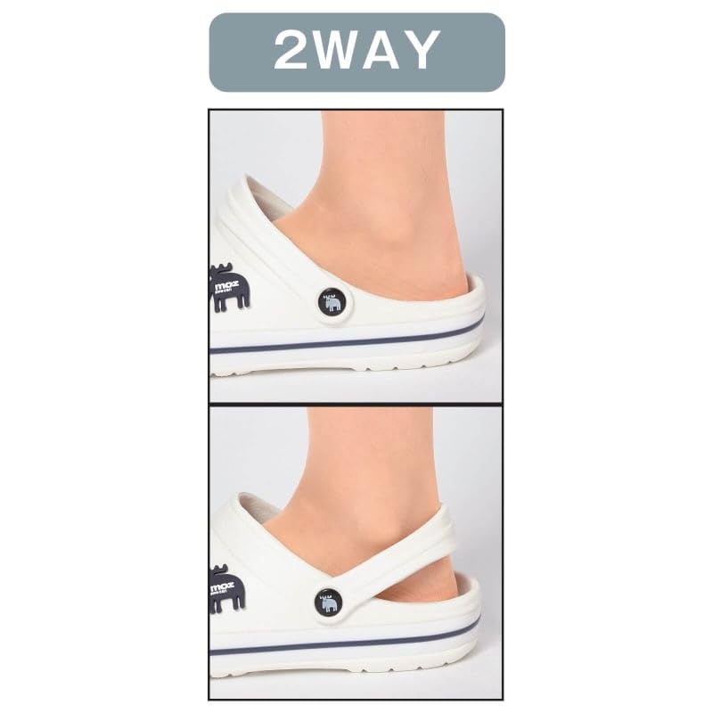 moz U and Anfamie EVA Sandals with Motif Nurse Comfortable and Size M Beige Bands, Sandals, Quiet, Women's, (23.0-24.0),