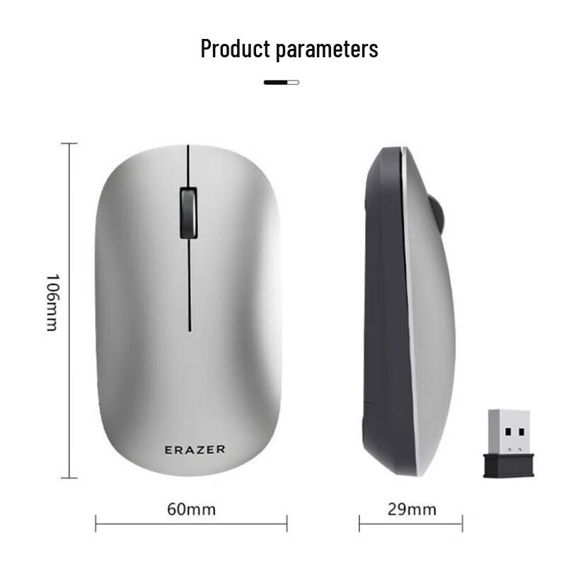 

Lenovo N320 Ergonomic Dual-Mode Wireless Mouse