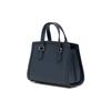 Michael Kors Chantal Gold Metal Logo Cowhide Tote Bag Tote Bag Shopping Bag Handheld Shoulder Crossbody Bag Extra Small Women's Navy Blue