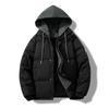 Winter New Product 90 White Duck Down Youth Style Fashionable Versatile Loose Casual Fake Two Down Jackets Simple Men