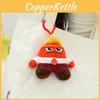 Inside Out Keychain Cute Cartoon Girl Schoolbag Decorated Plush Doll Pendant