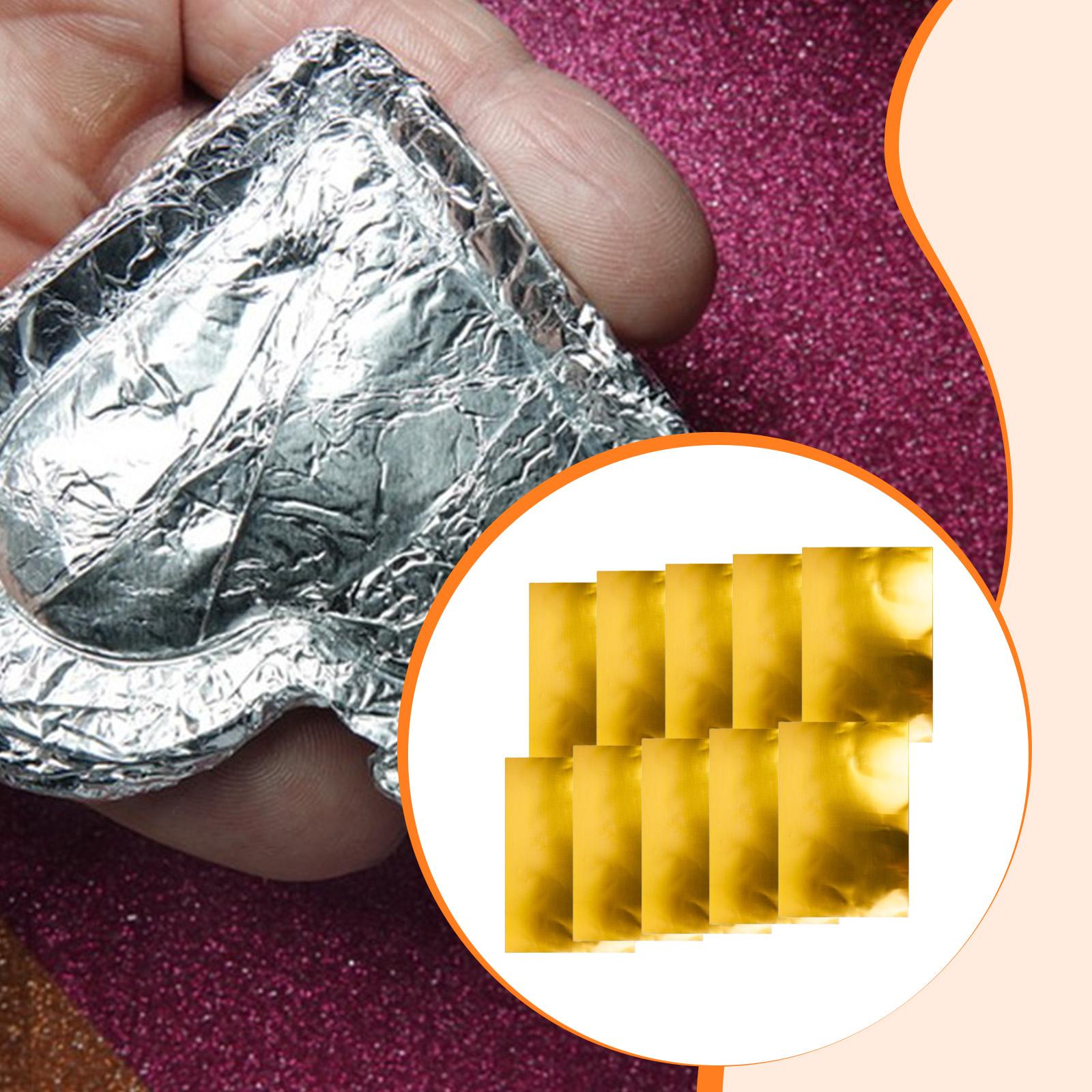 

DIY Shimmer Cardstock Foil Mirror Cardboard for Decorative Papers Scrapbooking Party Decor and Letter Making золотой