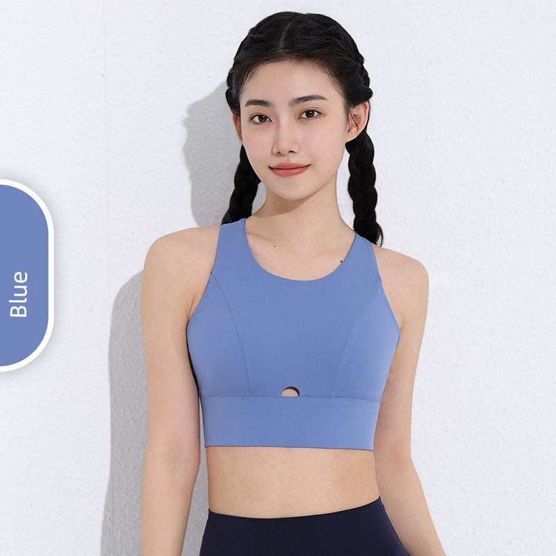 

Новое поступление больших размеров 45.00 кг-100.00 кг Носимое спортивное нижнее белье Красивая спина Куртка для йоги Высокая степень фиксации и защиты от ударов Легко blue blue S