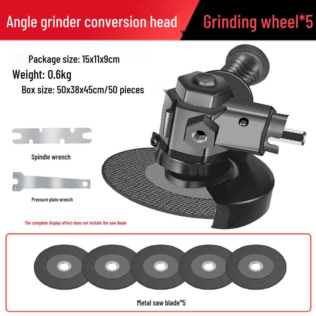 Electric Drill To Angle Grinder Conversion Head - Polisher Converter for Household Use