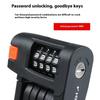 Alloy Steel Four-Digit Combination Lock Bicycle Folding Combination Lock Anti-theft Four-digit Combination Lock Rust-proof Lock