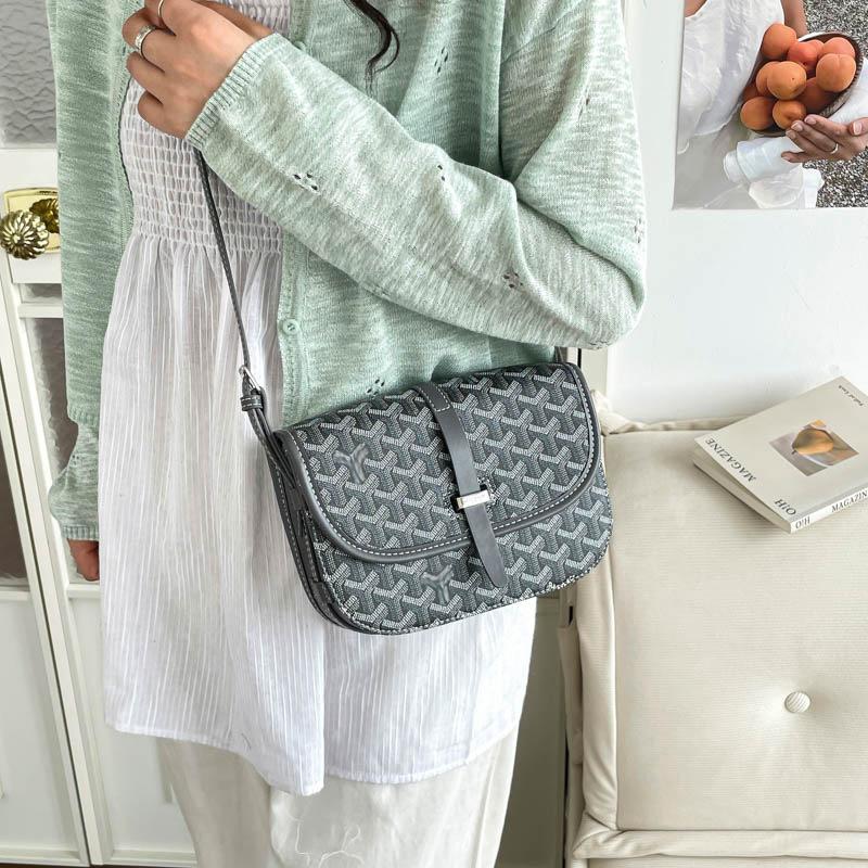 1 unidad Bolsos de Mensajero Franceses de Moda de Verano Nuevos Tendencia Estampado para Hombres y Mujeres de Alto Valor Bolso Universal de un Solo Hombro