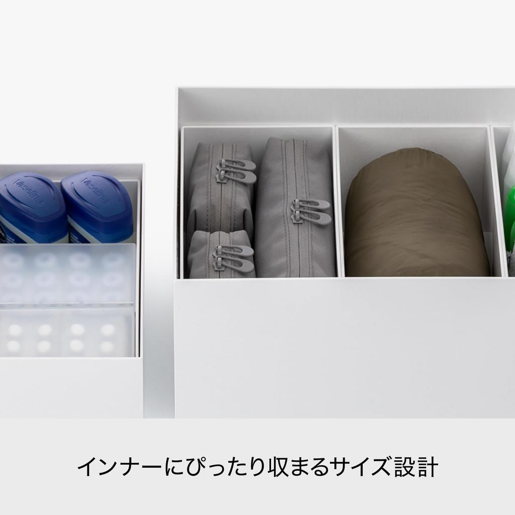Storage Pouch Organize Small x 5cm x 10cm Tidy Up Like-it - Items, Gadgets, Cables, Cosmetics, Compact, Approx. 22.5cm (W) (D) (H), Organize, Gray,