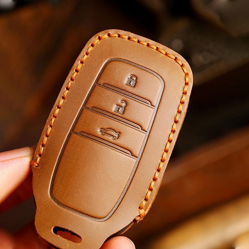 Car Key Case Cover For Toyota Chr Hilux Fortuner Land Cruiser 200 Camry Corolla Crown Rav4 Highland