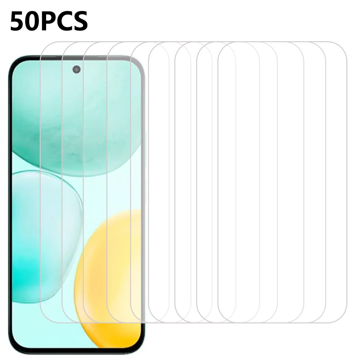 

50Pcs For Honor X6c 4G Screen Protector Anti-Scratch Tempered Glass Film A