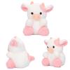 Belle Strawberry Cow Plush Toy Adorable Pink Cow Stuffed Animal