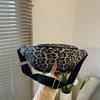 Nischen-Trend Umhängetasche Leopardenmuster trendige Bauchtasche Damenmode vielseitig Sport Brusttasche