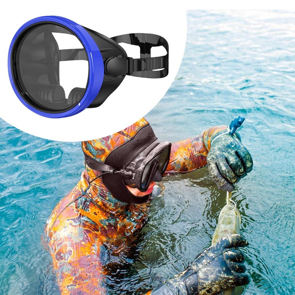 Anti-imma, Bekväma och Vattentäta Dykarglasögon för Vuxna, Ovala, Silikonglas, med