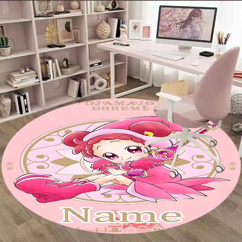 Customizable DoReMi Round Non-Slip Carpet - Ideal for Garden, Picnic, Office, Perfect for Decoration, Suitable For All Seasons