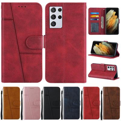 Luxury Wallet Flip Phone Case On For Samsung Galaxy S21 S20 22 Plus Ultra S 21 FE S20FE Note 20 Ultra Case Leather Protect Cover