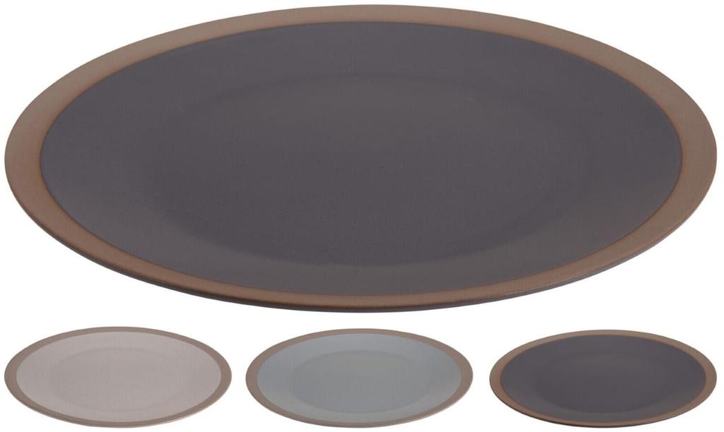 Stoneware dessert plate 18cm boho