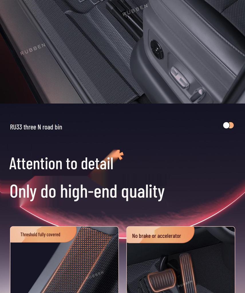 XPeng M03 & P7+ TPE Double-Layer Door Sill Floor Mats