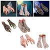 Enge Kunstmatige Hand Voeten Props, Truc Props Halloween Lichaamsdelen voor