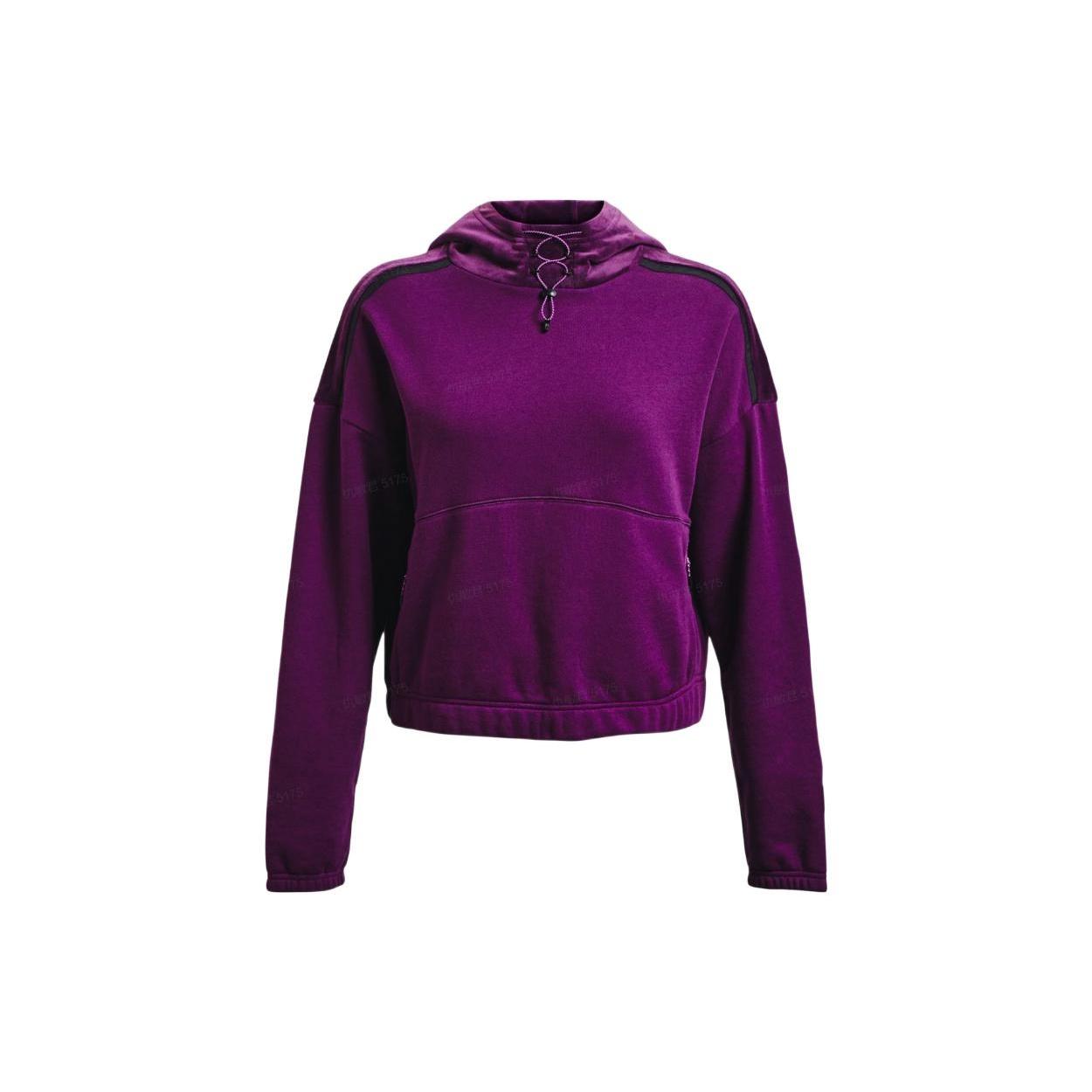 (WMNS) Under Armour Journey Fleece Hoodie  Purple  Women s 1373975-514 M