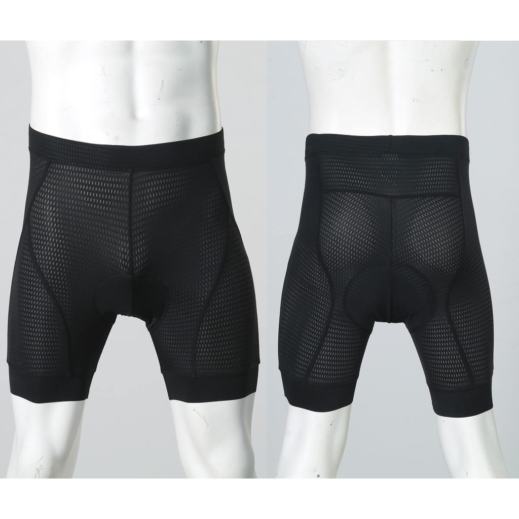 Welkruz Cycling Inner Pants for Men with Gel Pads for Road Cycling Cycling Cycling Bicycles, Bikes, Pants, Jerseys, Wear, WL-BB063 (Black, XL)