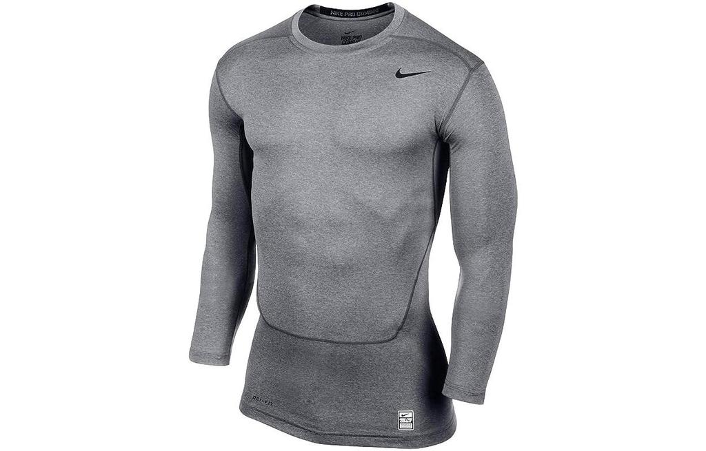 Men's Nike Fitness Clothing Men's Gray Moderate Straight Fit