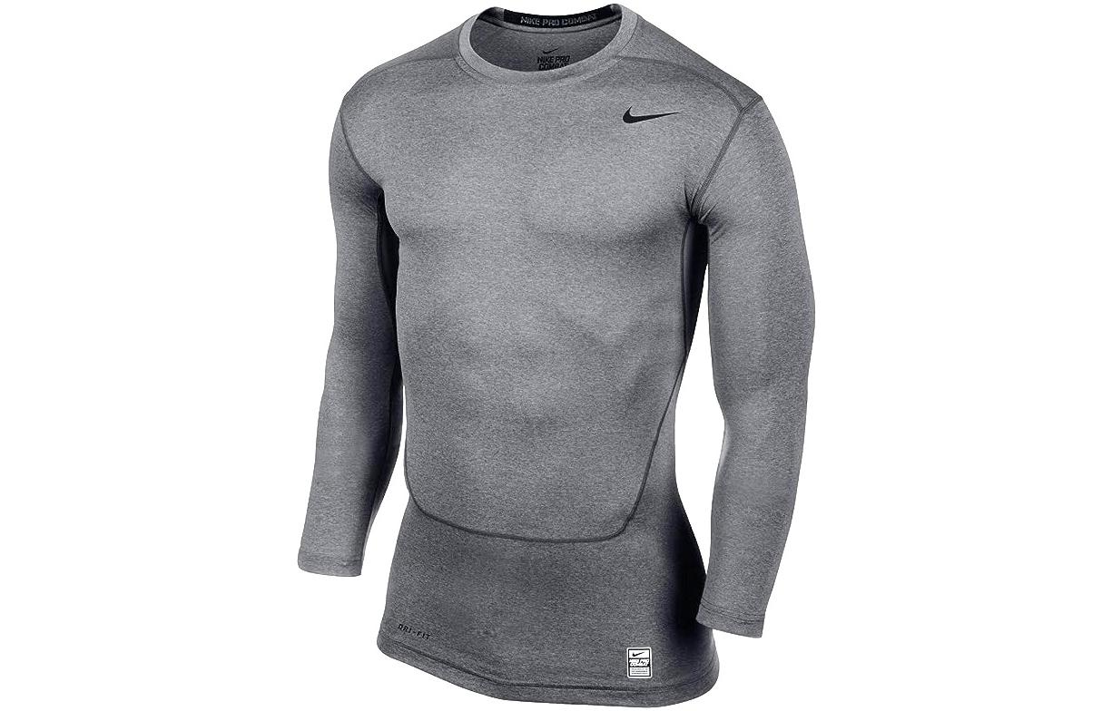 Nike Фитнес-одежда Мужская Серая Умеренный Прямой крой 449794-091 L
