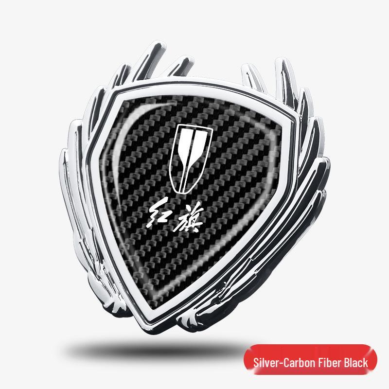 Hongqi Tiangong 05/06/08 EH7 Metal Wing Emblem Car Body Window Decorative Sticker