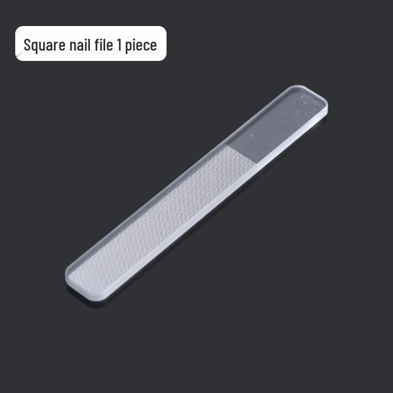 

Nano Glass Nail File & Polishing Strip - Durable Manicure Tool for Shaping, Buffing, and Shining Baby Nails. 90x13x2.85 Flat Head