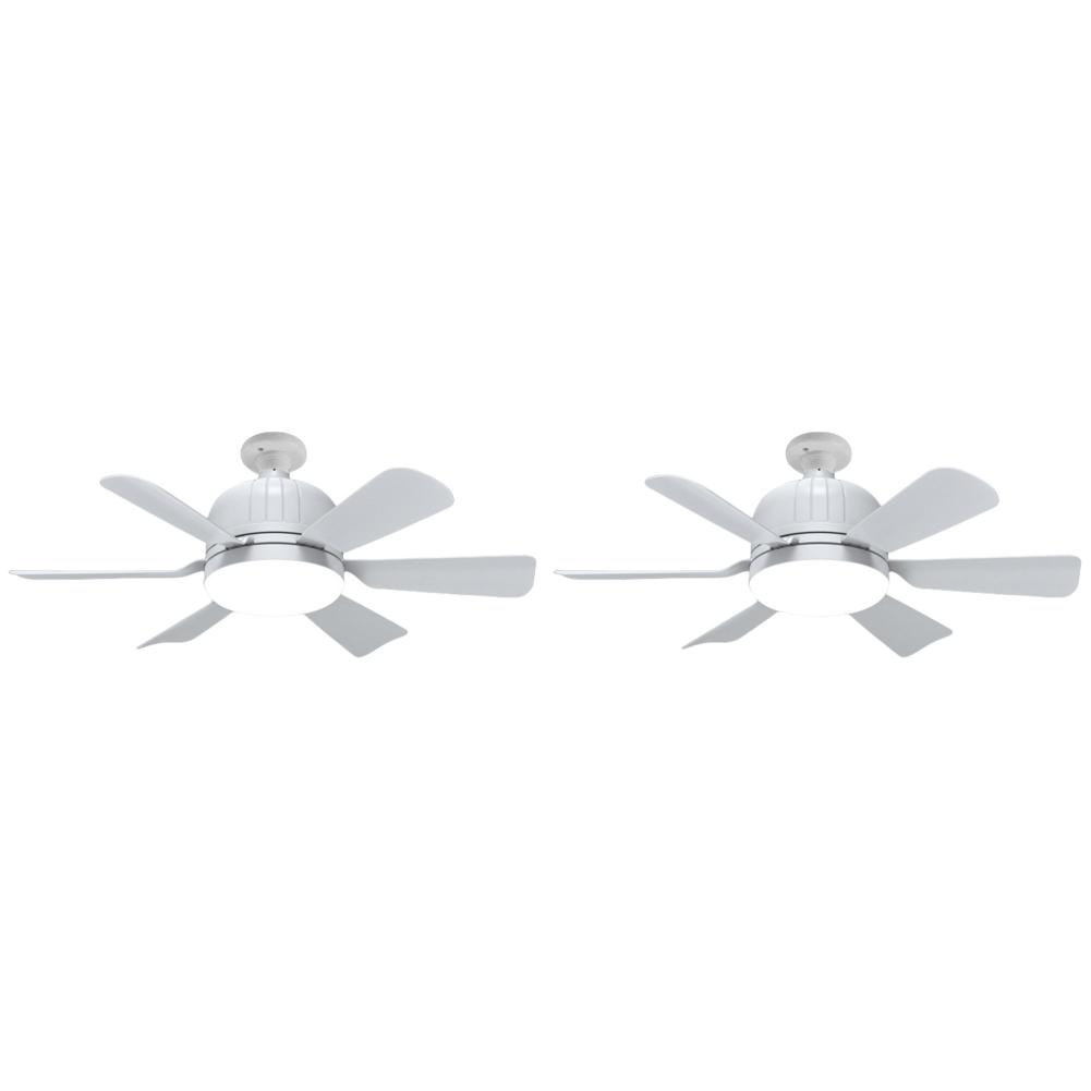 

Лампа потолочного вентилятора 40 Вт с дистанционным управлением E27 Светодиодная лампа вентилятора для дома (белый)