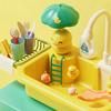 1 Set Dishwasher Degrees Toys Rich Accessories 90 Cartoon Rotating Faucet Circulation Fun Water Hands-on Ability
