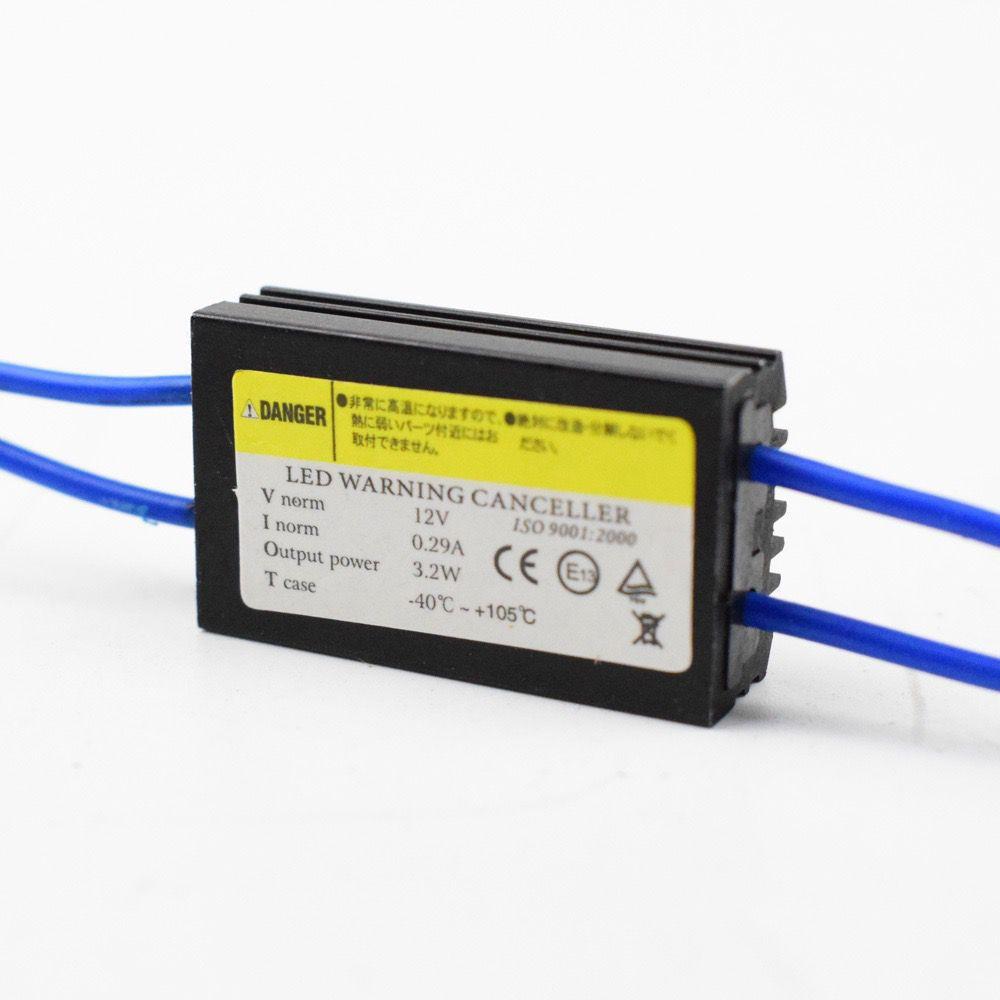 2Pcs 12V T10 Decoder LED Turn Signal Canbus Decoder Cable T10 Resistor Decoder