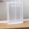 Colorful Border High Quality Transparent Frosted Handbag Simple and Stylish Valentine's Day Gift Packaging Bag Wedding Candy Companion Handgrip Bag