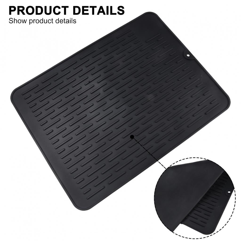 Dish Drying Mat Fast Drying Heat Resistant Non-Slip