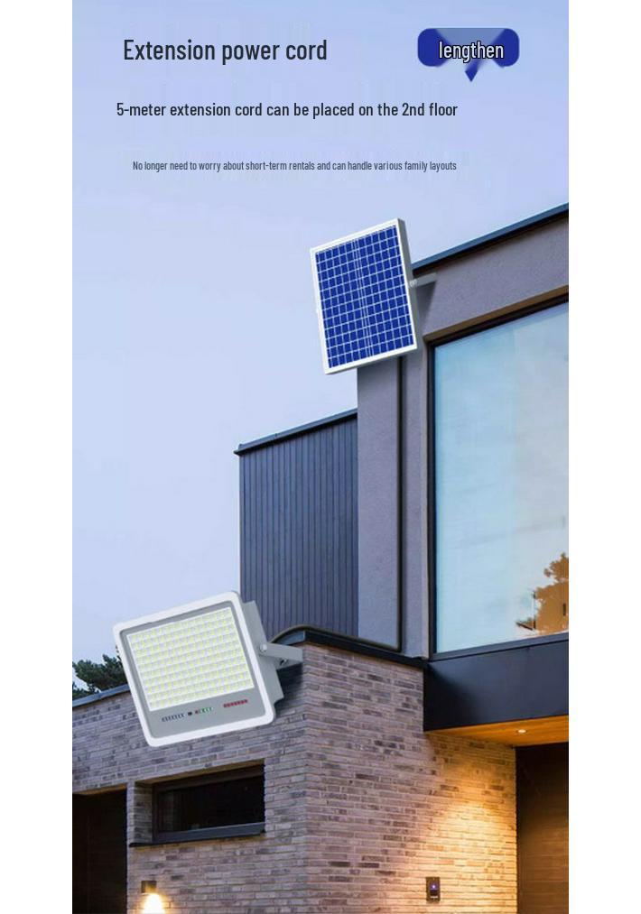 Ultra Bright Waterproof Outdoor/Indoor Solar LED Lamp for Courtyard or Street