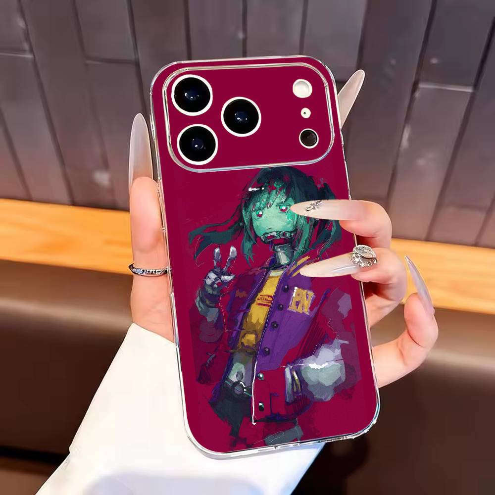 M-Milky S-Subway Anime Phone Case For iPhone17,16,15,14,13,12,11 Plus,Pro Max Soft Transparent Cover