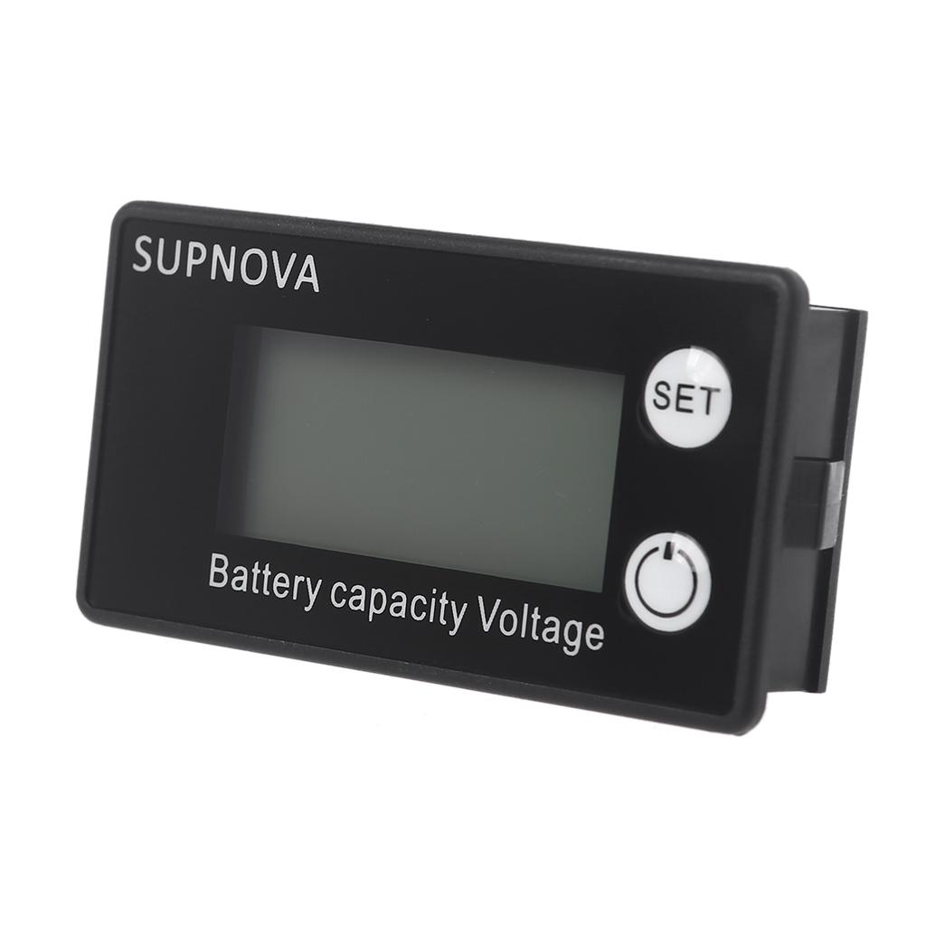 Lithium Voltmeter Voltage Gauge Car Motorcycle 12V 24V 48V 60V Battery Indicator