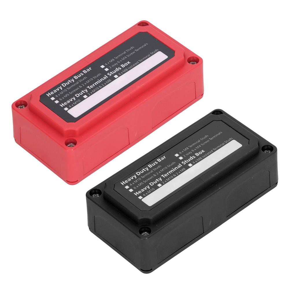 Power Distribution Block M8 Screw Terminal Bus Bar  48V 300A for Automobile Boat