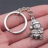 Christmas Day Holiday Festive Keychain for Men New Arrival Casual Graduation Gift Vintage Wallet Accessory