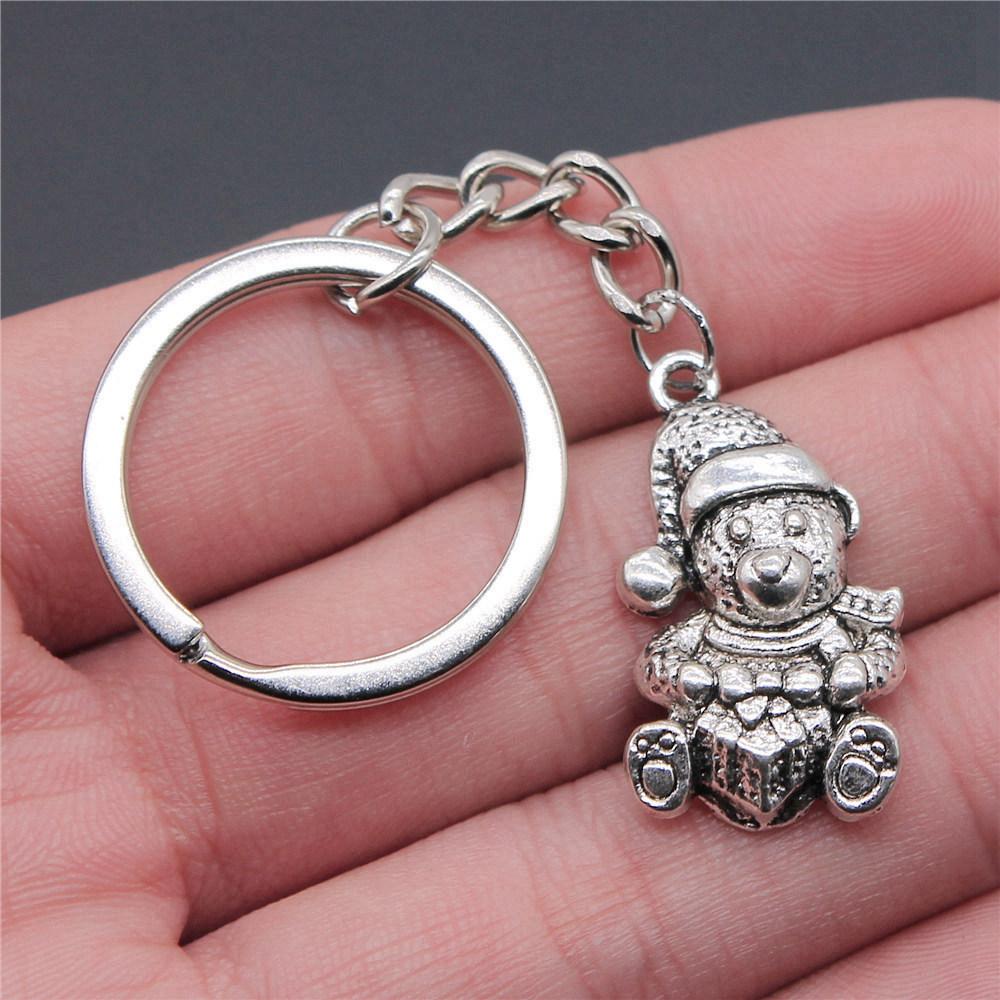 Christmas Day Holiday Festive Keychain for Men New Arrival Casual Graduation Gift Vintage Wallet Accessory