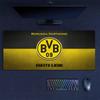 Poduszka z nadrukiem Borussia Dortmund Antypoślizgowa Mata pod mysz do laptopa/tabletu XXL Mata do gry na mini PC Z blokowaną krawędzią
