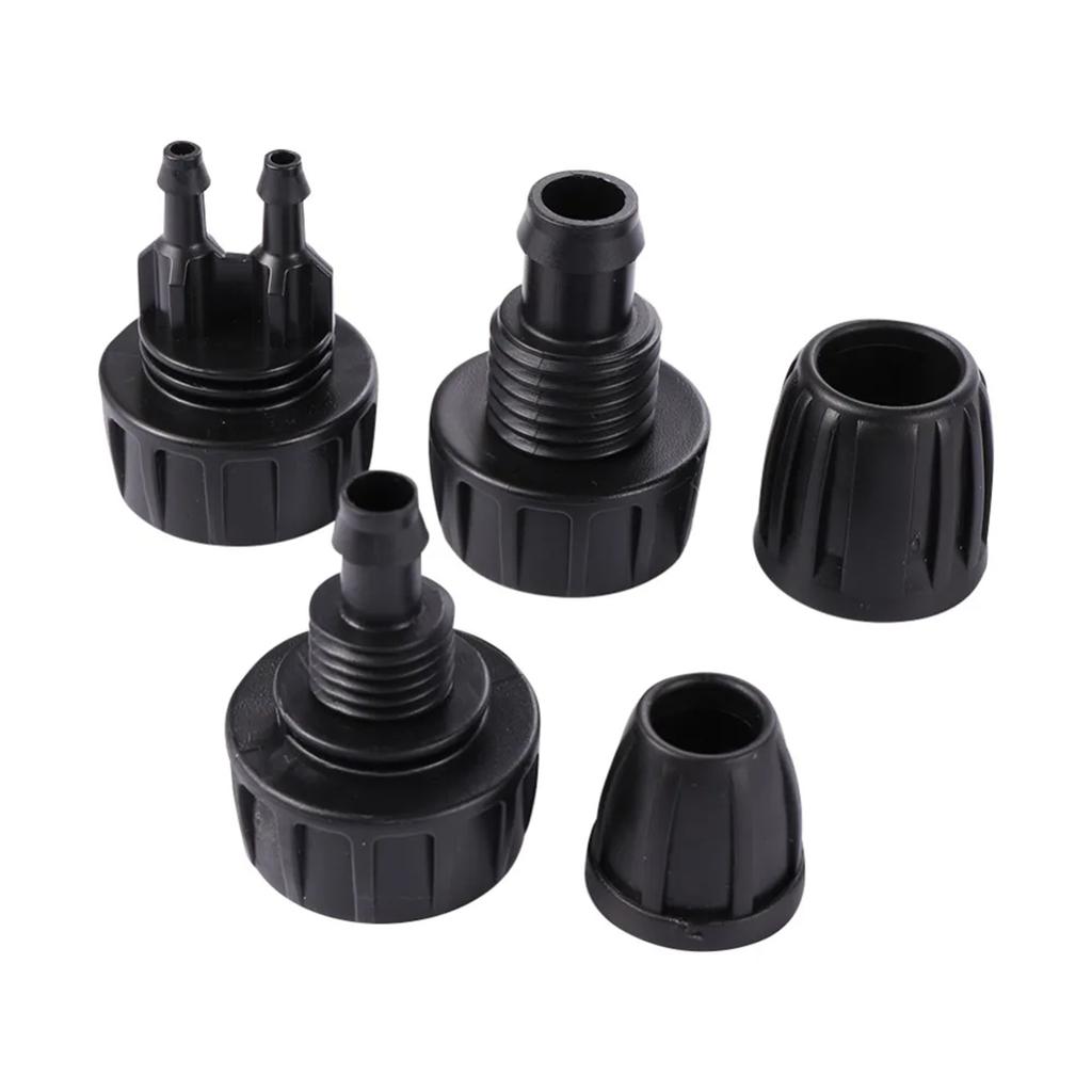 Mirco-Drip Irrigation System Fittings 3/4" Female Thread Locked Straight Connector DN16 8/11 4/7mm Hose Pipe Joint EU Standard