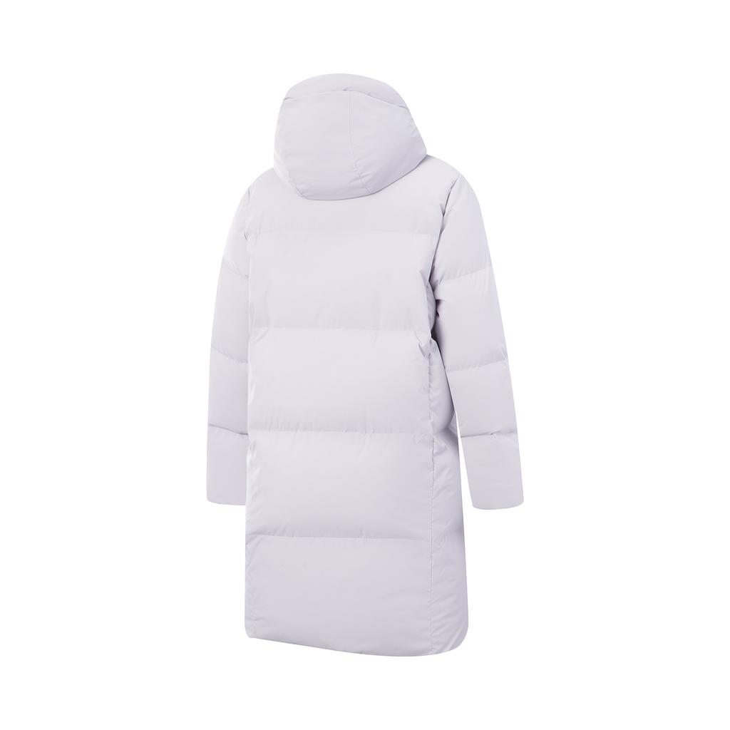 Li Ning Hot Pot Down Jacket Series Sports Fashion Versatile Casual Windproof Water-Resistant Hooded Down Jacket Women Outerwear AYMV406-5