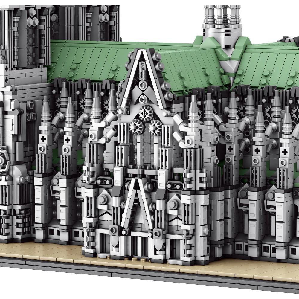 8614PCS Cologne Cathedral Building Blocks Gothic Church Architecture Modular Model Kit ,Assembly Toys for Adults Gift Home Decor