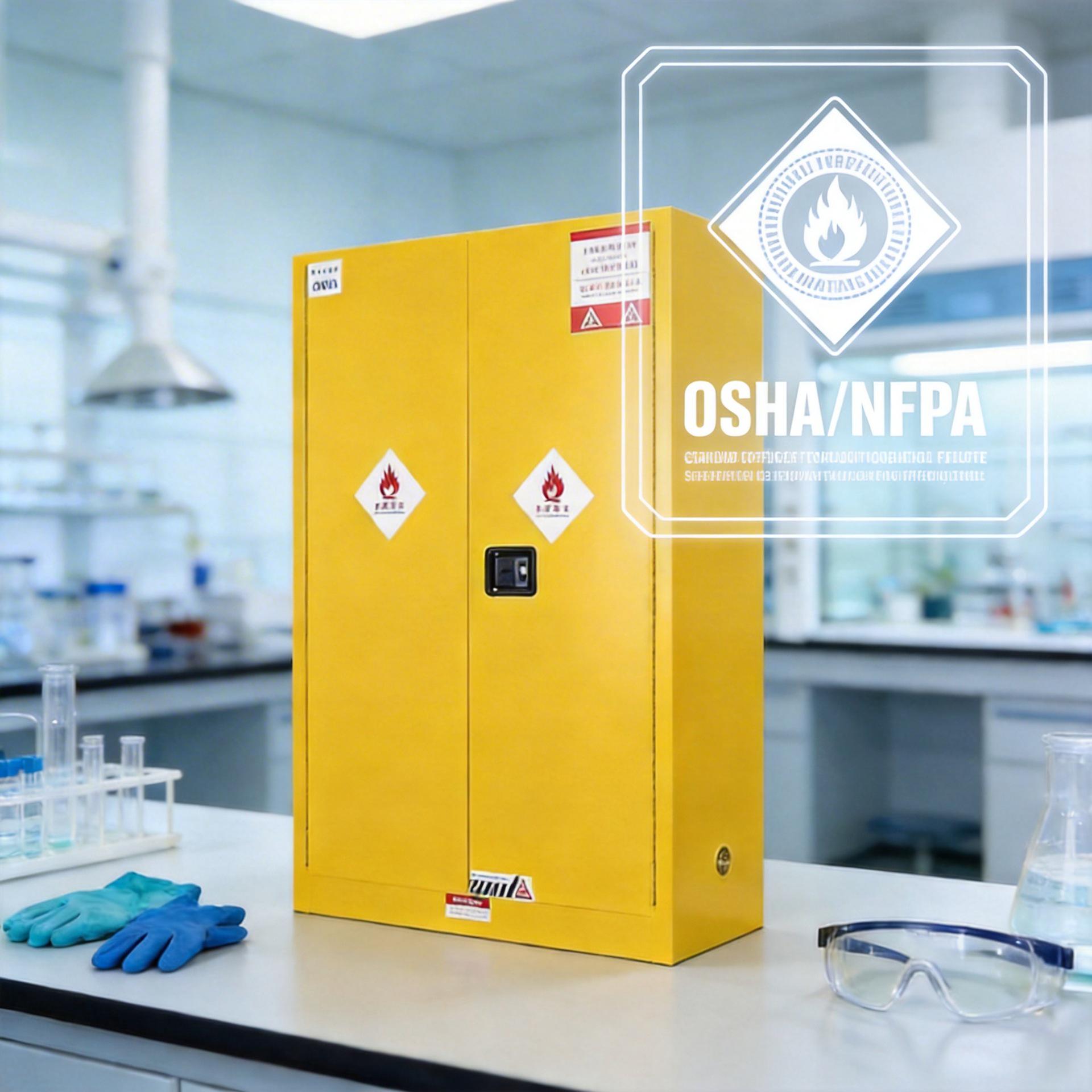 Explosion-Proof Safety Cabinet for Industrial Chemicals and Flammable Materials Lighting