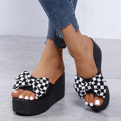 2024 Summer Women Fashion Beach Slippers New Women's Platform High Heel Sandals Fashion Women Slippers Comfort Wedge Sandals