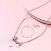 LOVE English Letter Pendant Necklace Fashionable and Versatile Valentine's Day Jewelry
