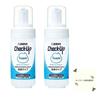 [Set of 2] Check Up Foam Toothpaste, Fluoride Foam, Oral Care for Children, Seniors, Non-Abrasive