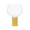 Cute Colored Glass Mug Transparent GLass Cups  Cocktail Brandy Wine Glass Domestic Coffee Milk Juice Glasses