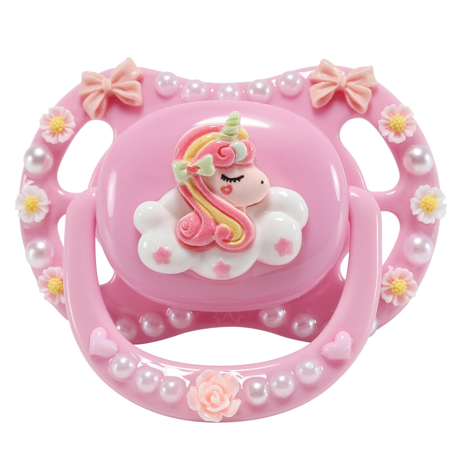 

CutiePlusU Взрослый Взрослый Сделай сам Ручной работы Единорог Розовая Пустышка, Соска, -