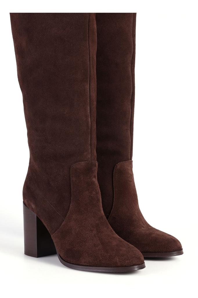 Bottes de mode modernes et élégantes pour femmes, bottes en cuir, café, Delda